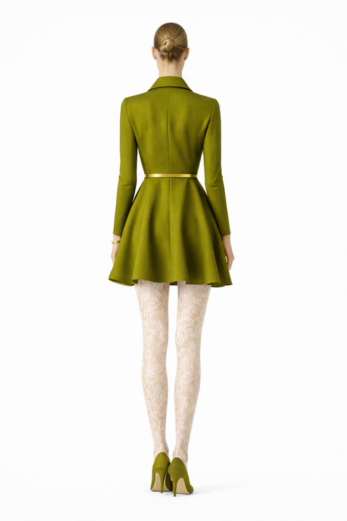 Butterfly Silk Dress